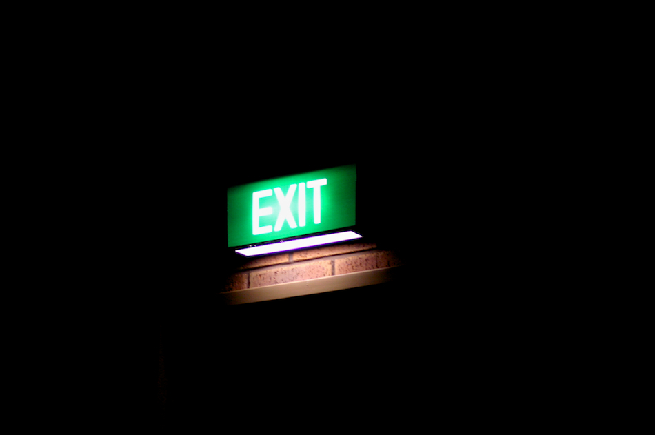Exit Here [ EF 50mm 1.8 ]