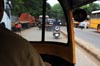 Reflections of Helen in Rickshaw [ EF 28mm 1.8 ]
