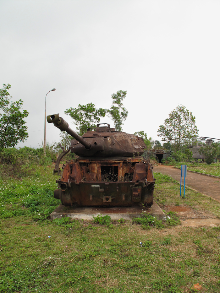 Remains of U.S. M41 Tank