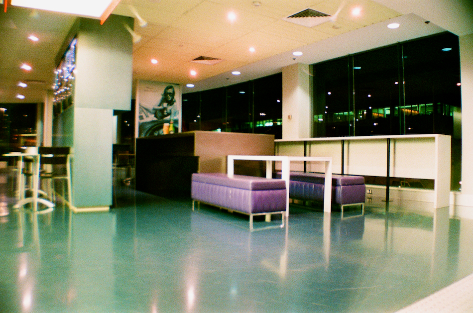 Empty Airport Lounge