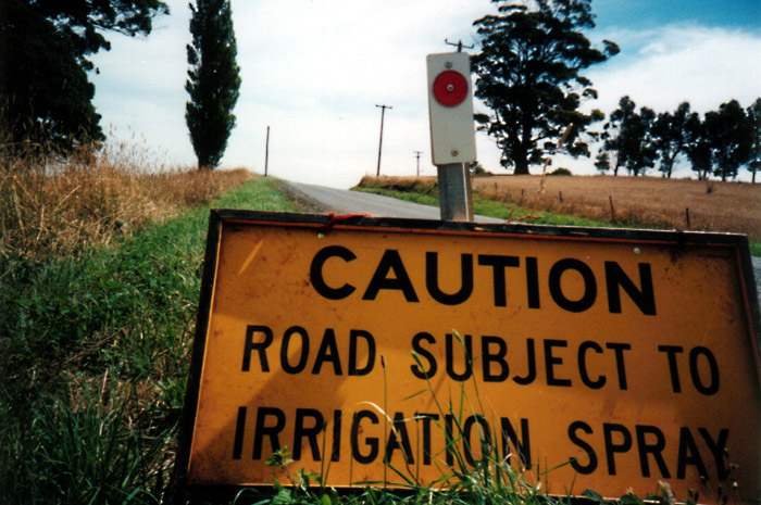 Caution: Irrigation