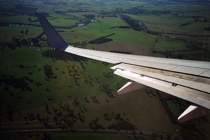 Wing over Fields